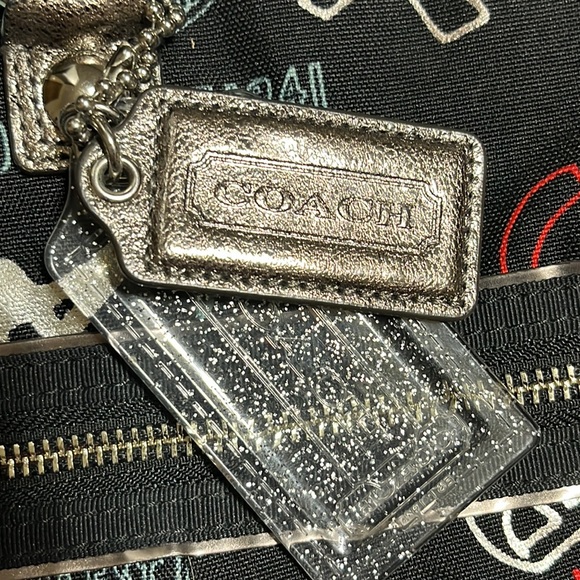 Coach Y2K Vintage Poppy Graffiti Large Glam Tote EUC - Picture 5 of 6